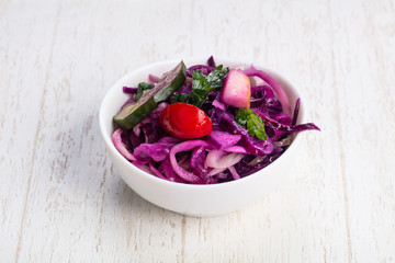 Appetizing cabbage salad