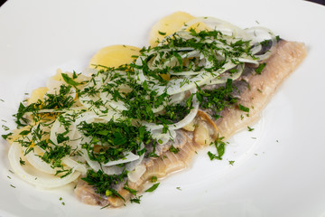 Tasty Norwegian herring