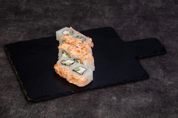 Japanese roll with prawn