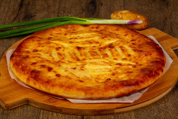 Homemade Ossetian pie