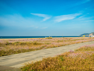 Castelldefels beach from the promenade