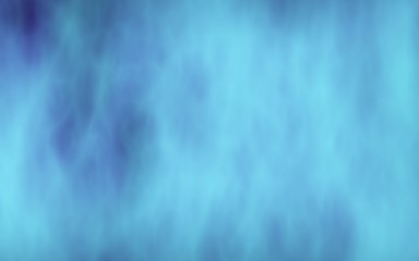 Background of abstract blue color smoke. The wall of blue fog