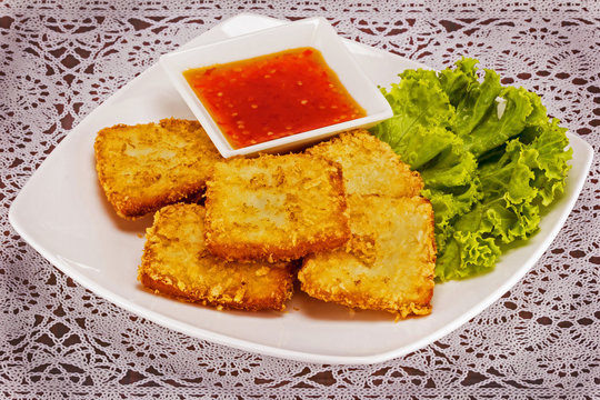 Fish fride with vegetable