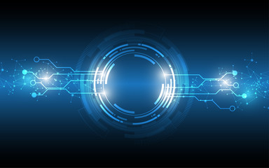 Abstract technology background Hi-tech communication concept innovation background vector illustration