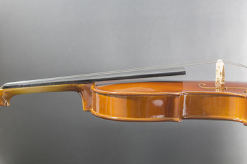 old classic wood violin