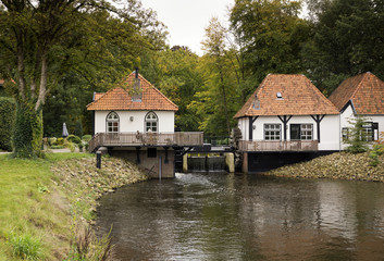 Fototapeta na wymiar Watermill Den Helder