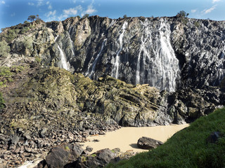 The beautiful Ruacana falls on the border of Namibia and Botswana.