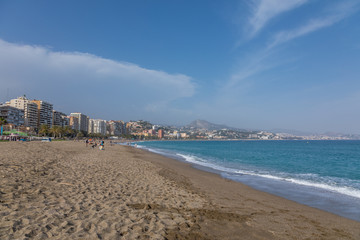 Playa la Malagueta à Malaga