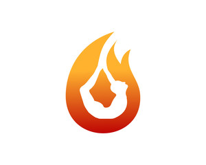 Hot yoga logo