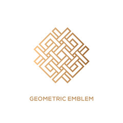 Geometric emblem