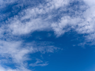 beautiful cloudspace on blue sky