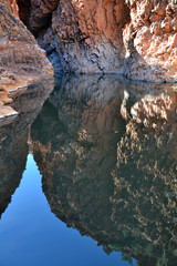 reflection at Serpentine Gorge