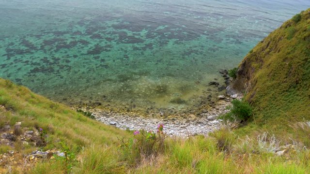 Little bay in Mararison in the Philippines