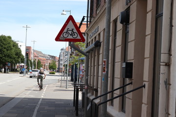 sign, cafe