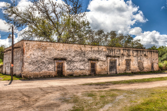 Abandoned bar in Guadalcazar Mexico