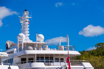 Satellite Equipment on Yacht
