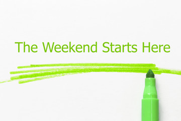 SURPRISE word written with red marker