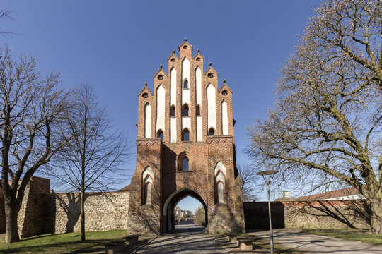 Friedland Gate of Neubrandenburg, Mecklenburg, Germany