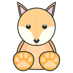 Abstract cute animal