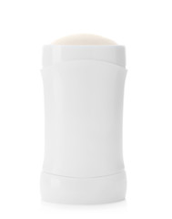 Deodorant on white background