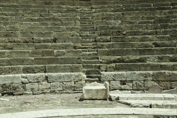 steps in the ancient theather