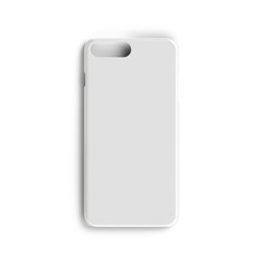 Blank Phone case on a white background