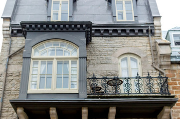 Old buildings in Quebec city downtown, Canada