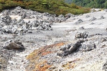 恐山の風景