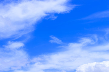 Obraz premium 青空と白い雲