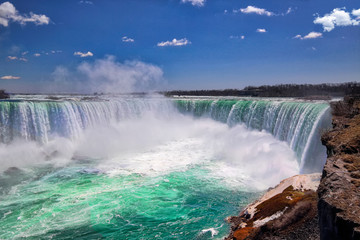 Canada, Majestic Niagara Waterfall - obrazy, fototapety, plakaty
