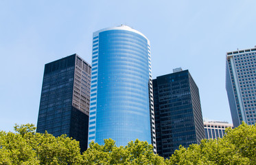 New York City skyscraper in lower Manhattan
