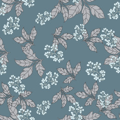 Abstract elegance pattern with floral background.