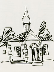 Church in a female monastery