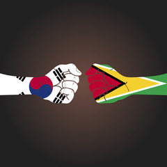 Conflict between countries: South Korea vs Guyana