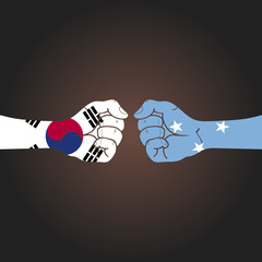 Conflict between countries: South Korea vs Micronesia