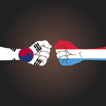 Conflict between countries: South Korea vs Luxembourg