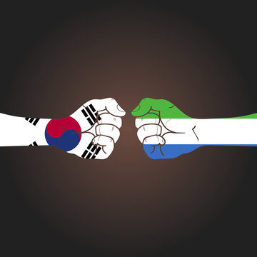 Conflict between countries: South Korea vs Sierra Leone