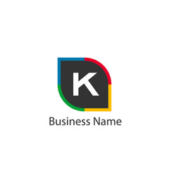 Obraz premium Letter K Logo Template Design