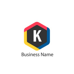 Letter K Logo Template Design