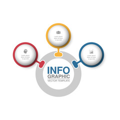 Vector infographic template for diagram, graph, presentation, chart, business concept with 3 options.