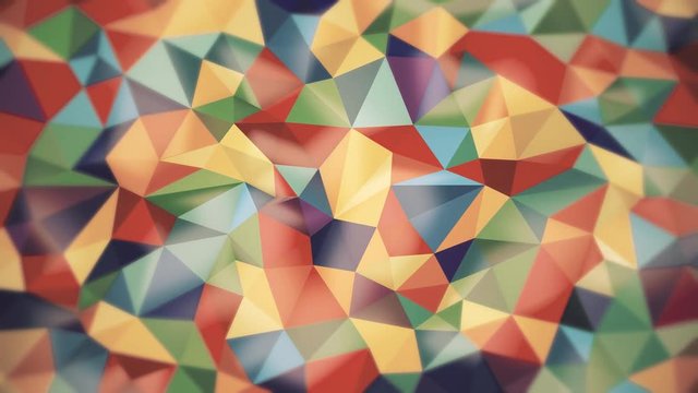 abstract background of triangles of different colors with soft edges