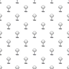Fototapeta premium Round mirror pattern seamless repeat in cartoon style vector illustration