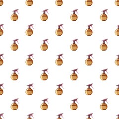 Spray pattern seamless repeat in cartoon style vector illustration