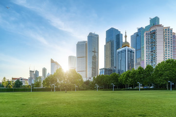 Obraz premium Urban architectural landscape in Qingdao