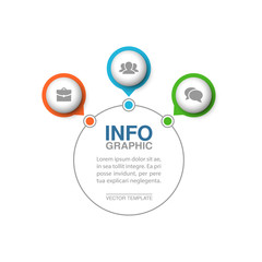 Vector infographic template for diagram, graph, presentation, chart, business concept with 3 options.