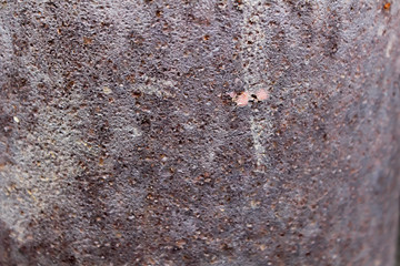 The rusty old surface