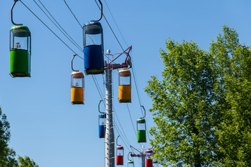 Ropeway in Kharkov city, Ukraine
