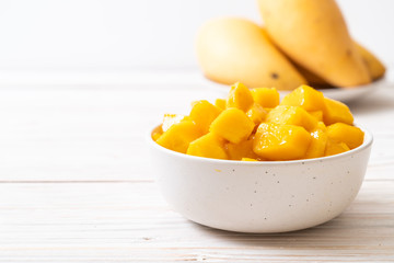 fresh and golden mangoes