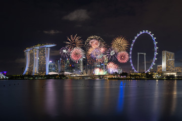 Singapore National Day 2018 Fireworks