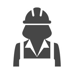 Woman Construction Worker icon